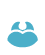 Wide open mouth icon